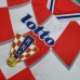 Croatia 1998 World Cup Home White&Red Soccer Jersey